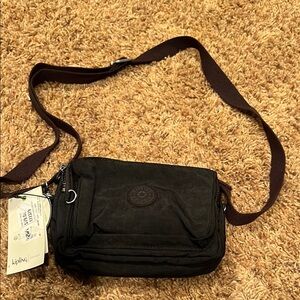 NWT Kipling Abanmulti Black Crossbody Bag